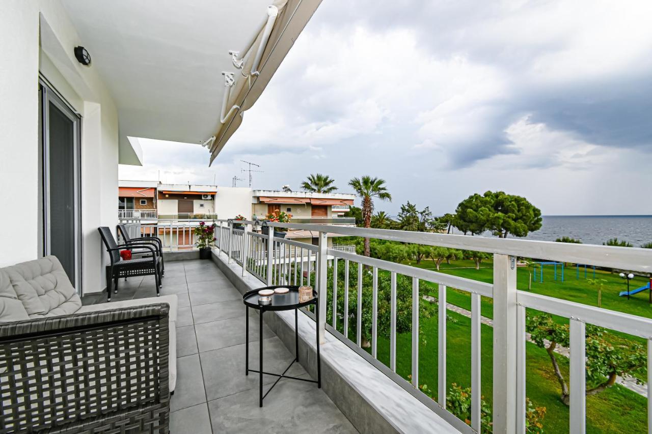 E & D Family Apartment By The Sea Kalyves Polygyrou Ngoại thất bức ảnh