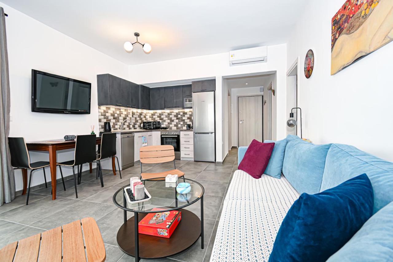 E & D Family Apartment By The Sea Kalyves Polygyrou Ngoại thất bức ảnh